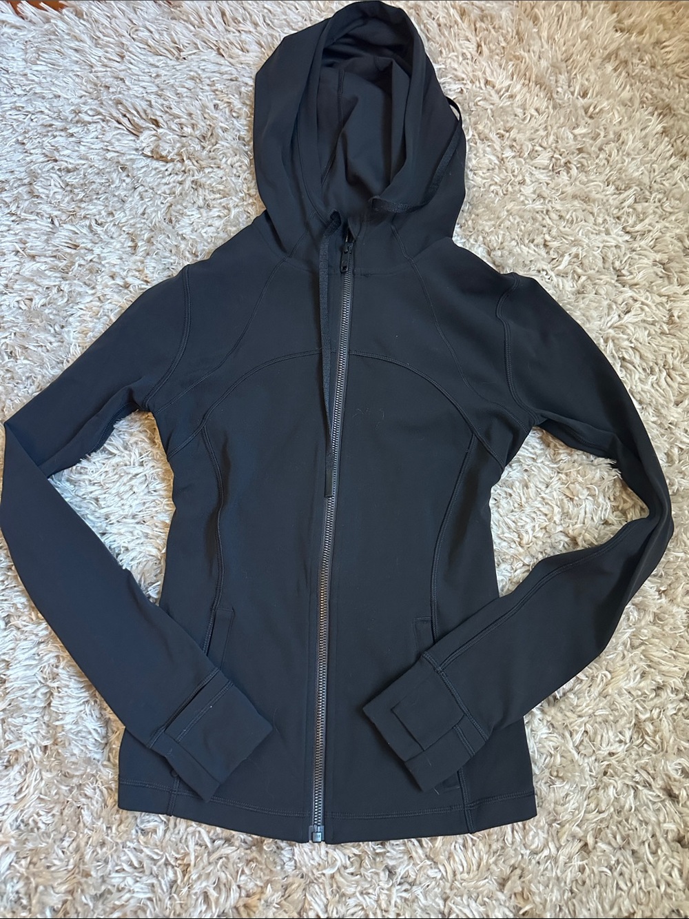 lululemon athletica Define Black Hooded Zip-Up Jacket
